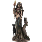 Hecate – Bronze-Finish Resin Statue – 23 cm – view 2