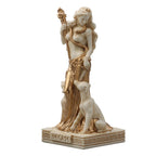 Hecate – Goddess of Magic – White Statue – 9 cm – view 3