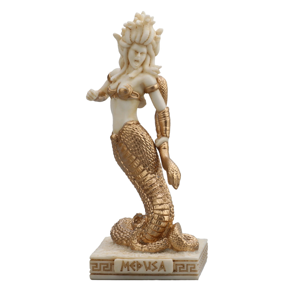 Medusa — White Statue, 9 cm – view 1
