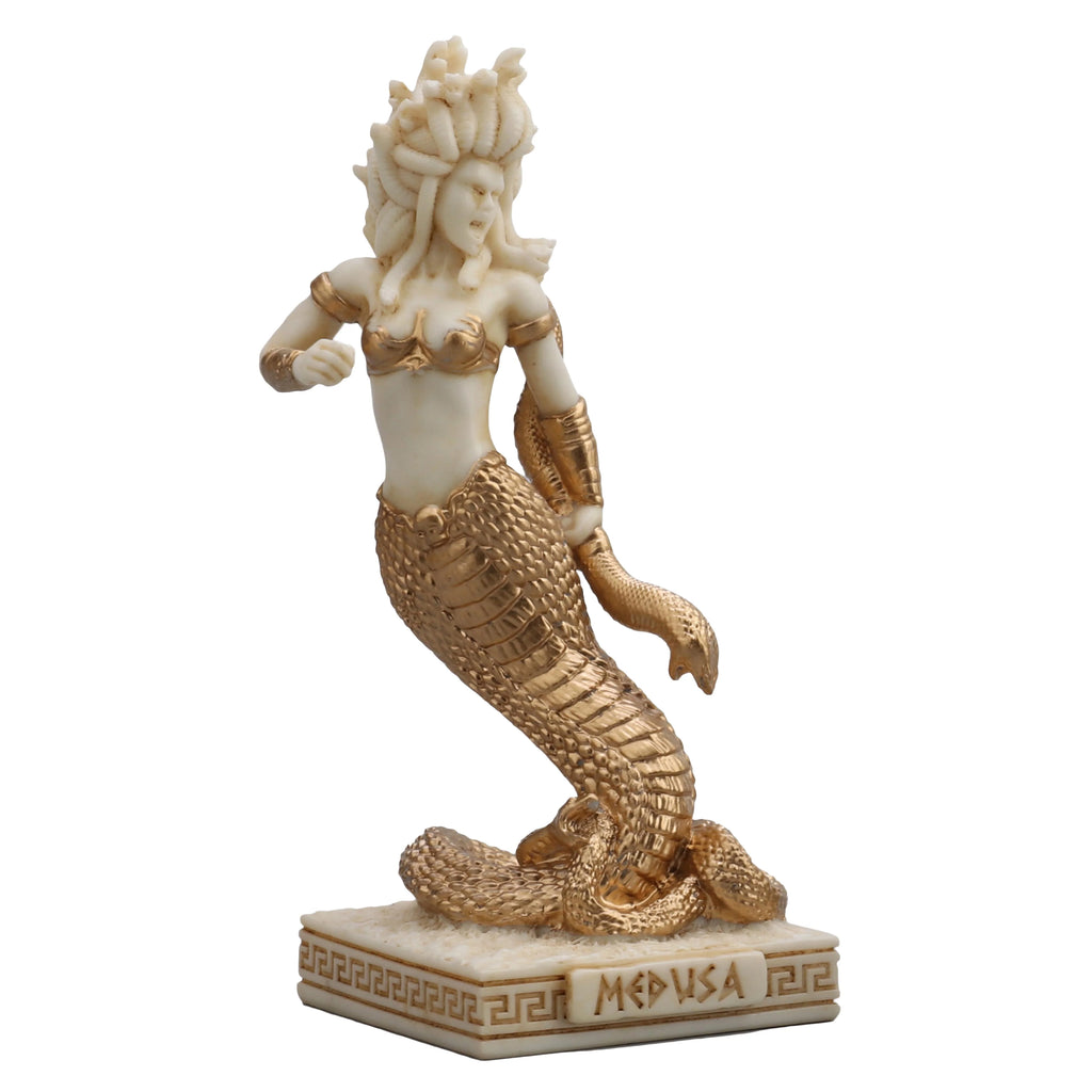 Medusa — White Statue, 9 cm – view 2
