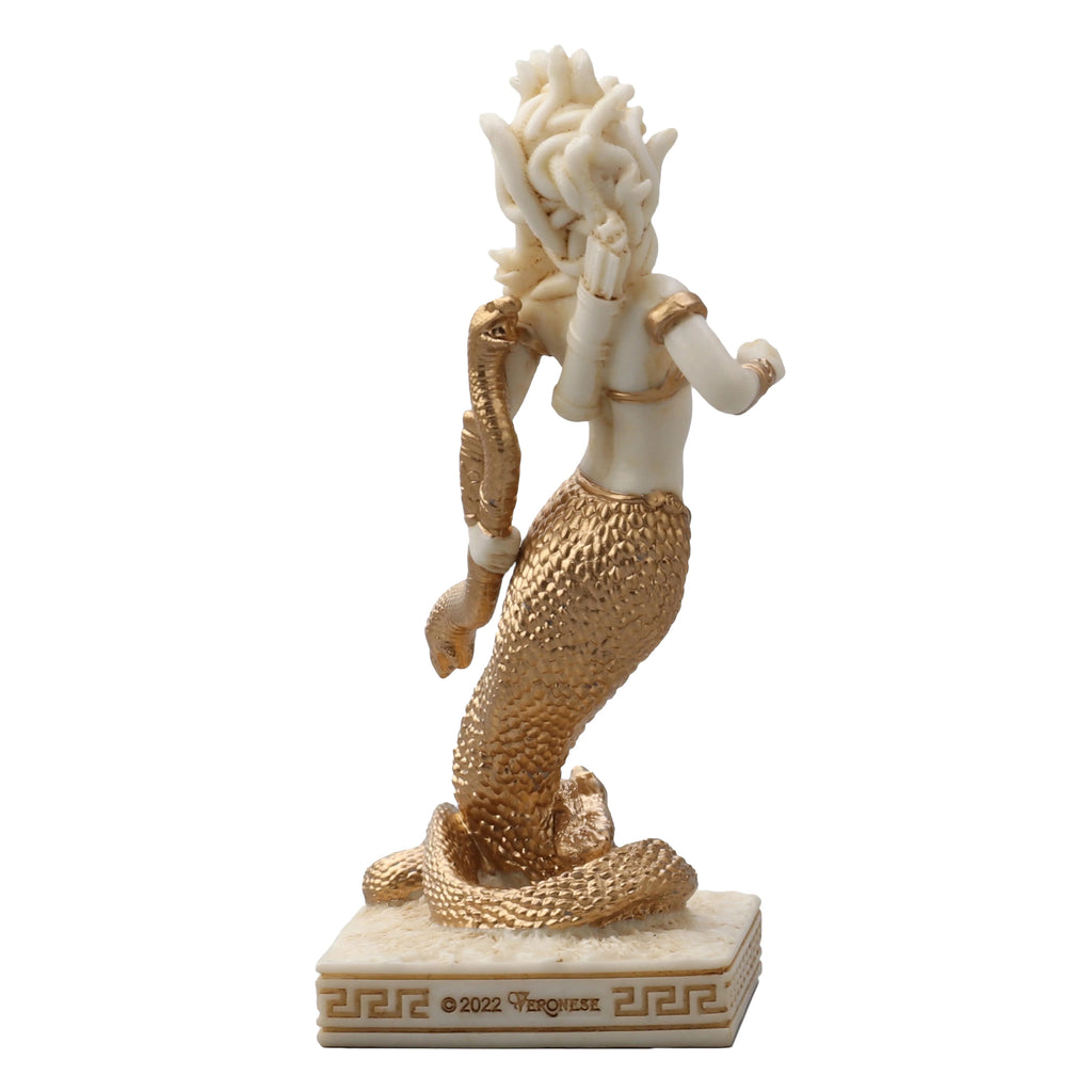 Medusa — White Statue, 9 cm – view 4