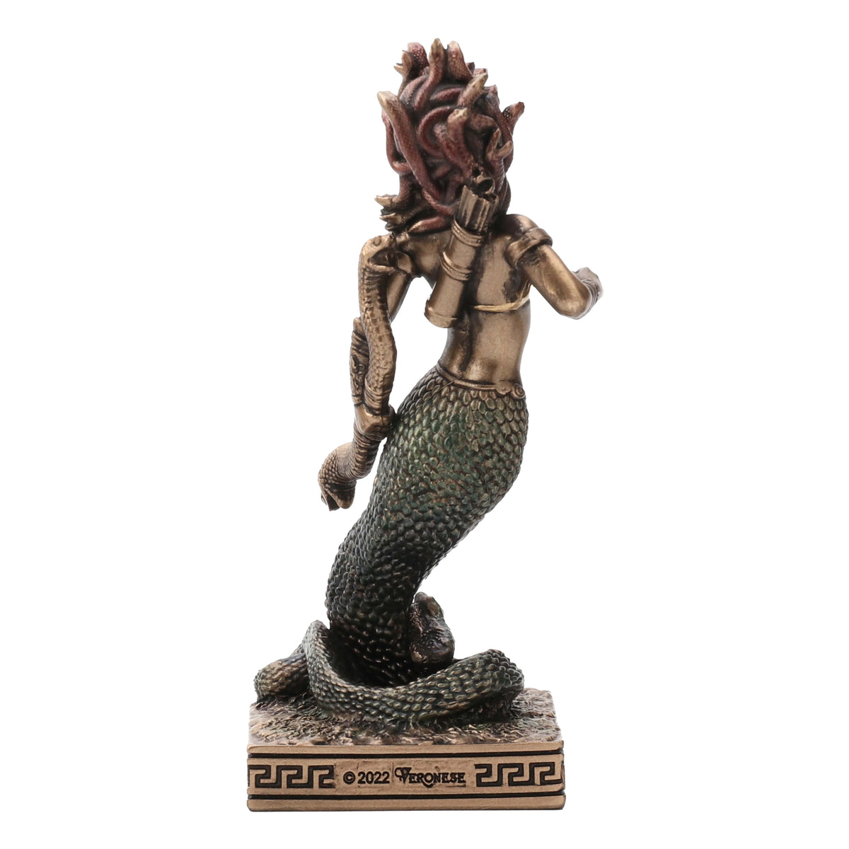 Medusa – Bronze-Finish Statue – 9 cm – view 4