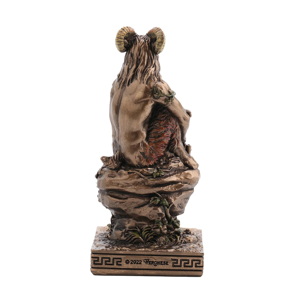 Pan — God of the Wild — Bronze Finish Statue, 8.5 cm – view 4