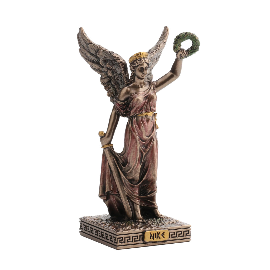 Nike — The Winged Goddess — Bronze-Finish Statue, 10 cm – view 3