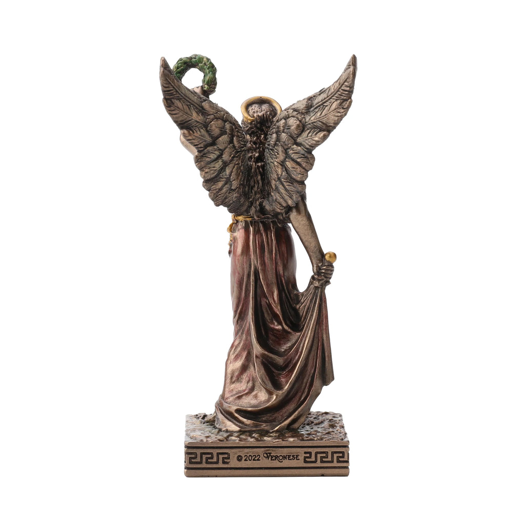 Nike — The Winged Goddess — Bronze-Finish Statue, 10 cm – view 4
