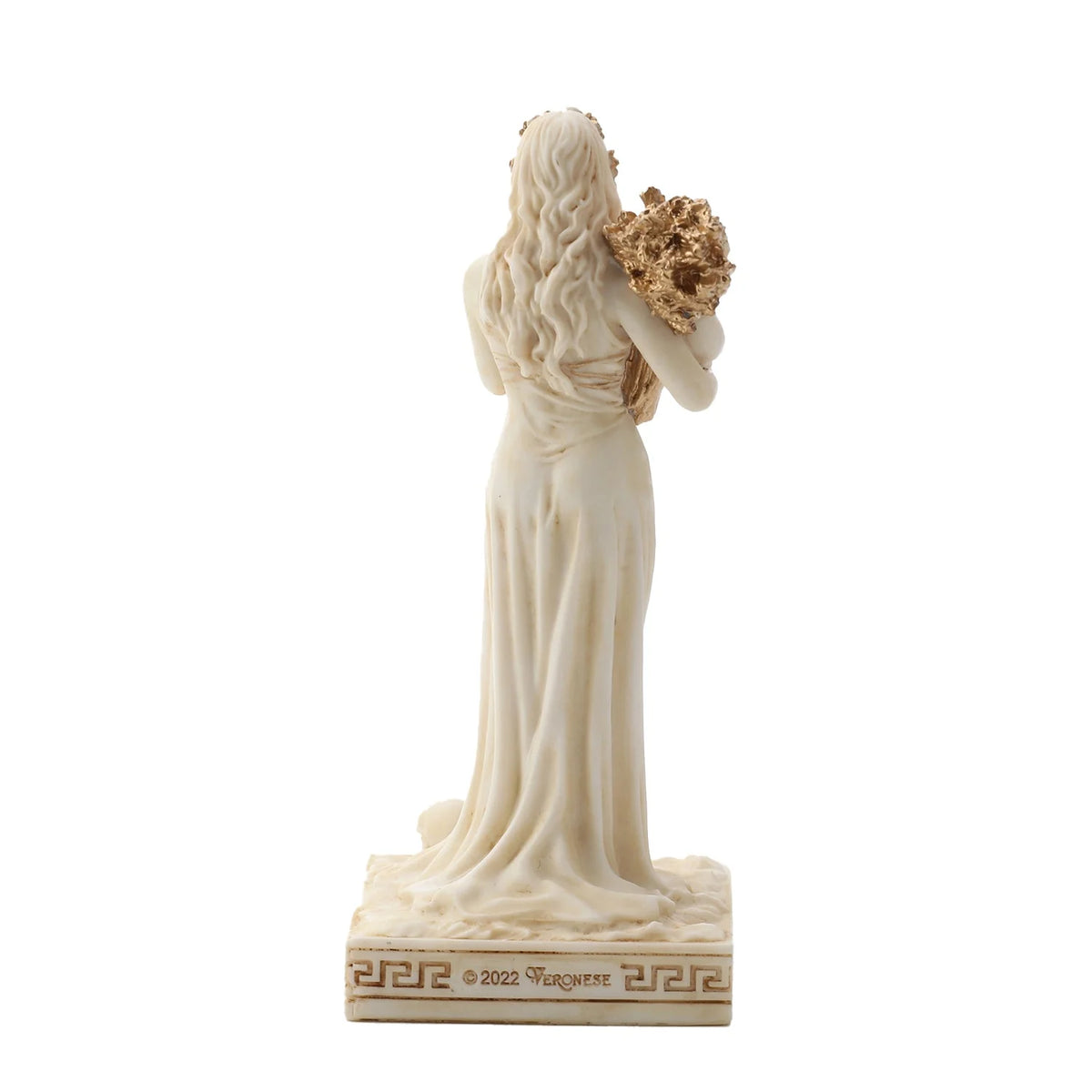 Persephone – Greek Mythology – White Statue – 9 cm – view 4