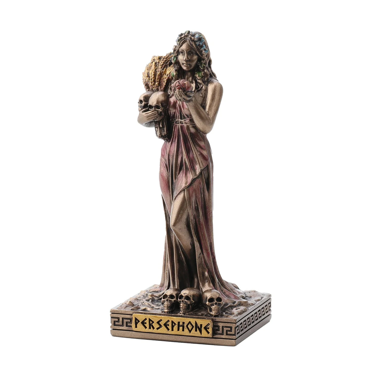 Persephone, Greek Mythology – Bronze-Finish Resin Statue – 9 cm – view 2