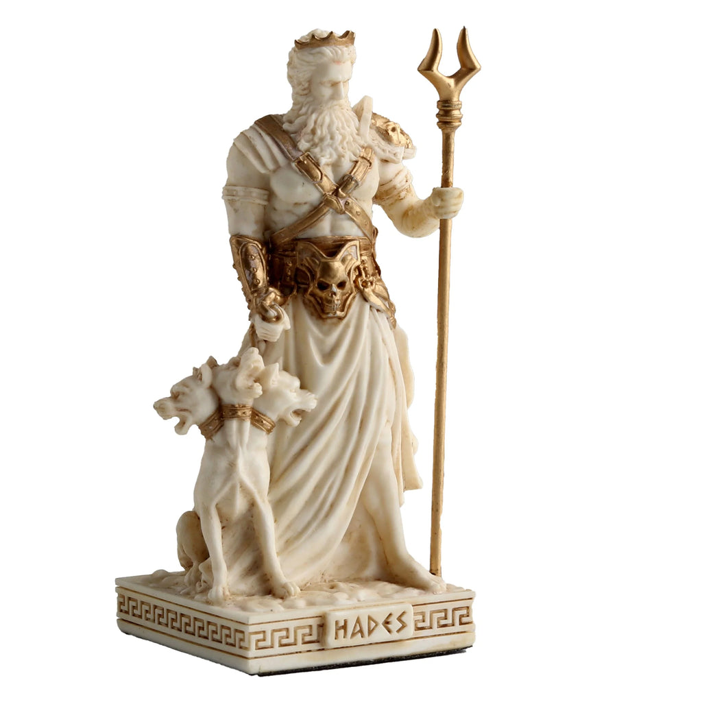 Hades — God of the Underworld — White Statue, 9.2 cm – view 2