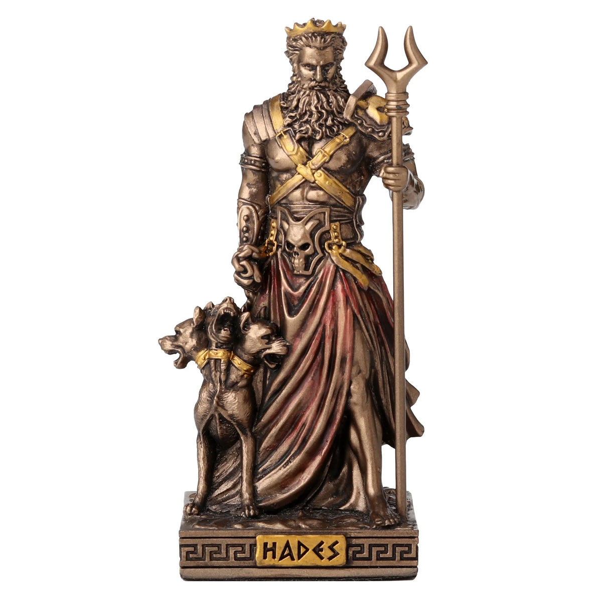 Hades — God of the Underworld — Bronze-Finish Statue – 9.2 cm – view 1