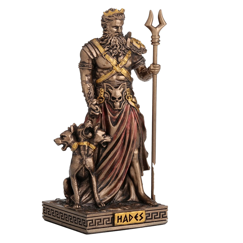 Hades — God of the Underworld — Bronze-Finish Statue – 9.2 cm – view 2