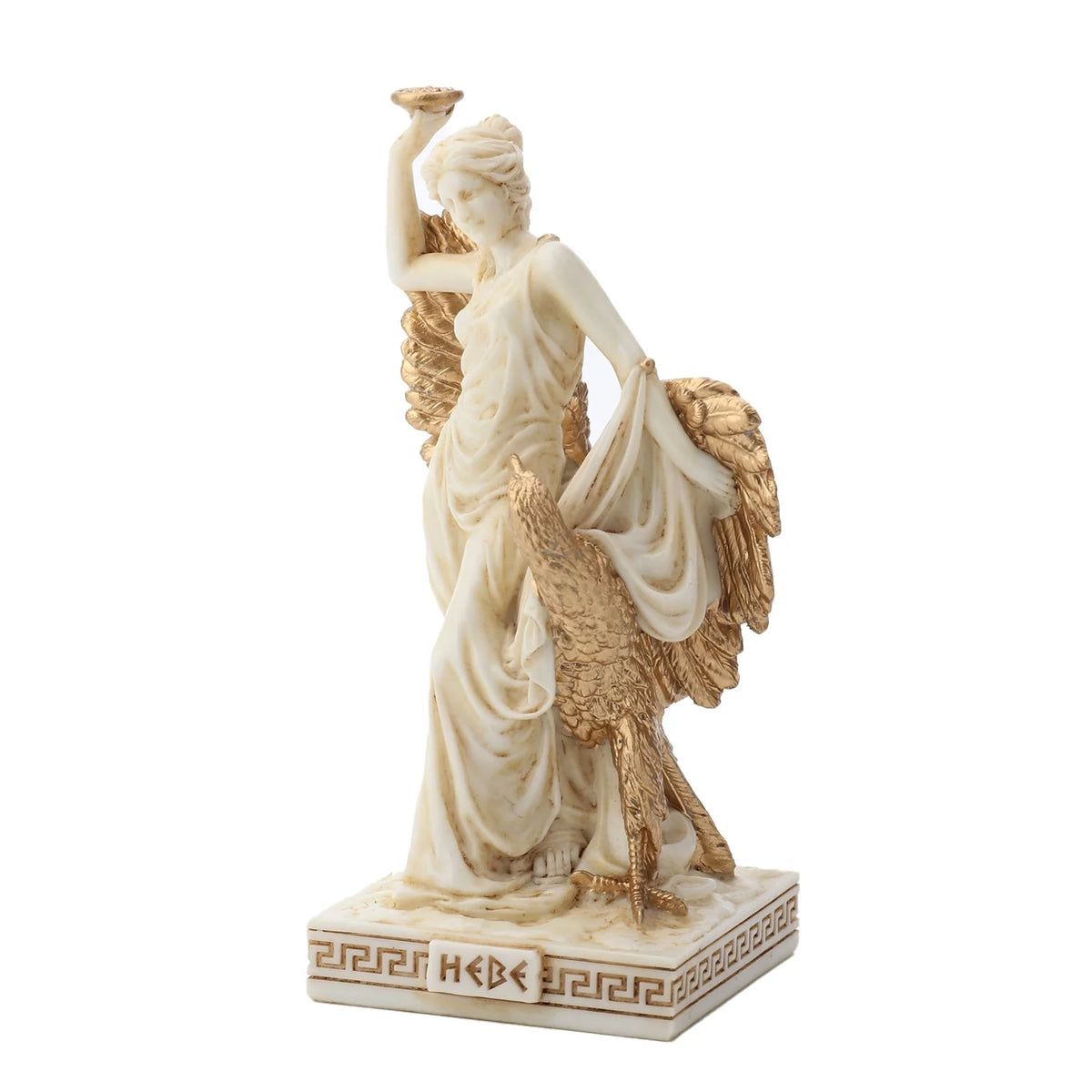 Hebe — Goddess of Youth — White Statue, 9 cm – view 2