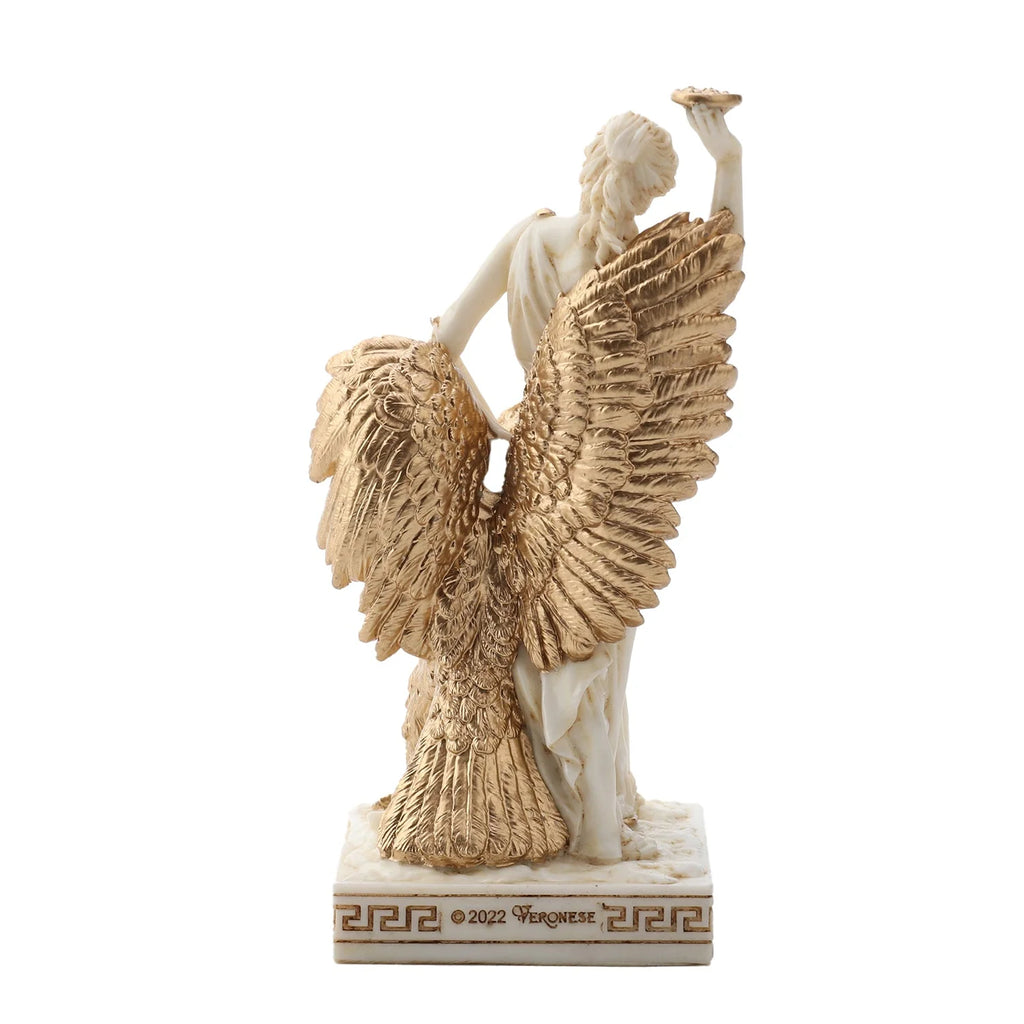Hebe — Goddess of Youth — White Statue, 9 cm – view 4