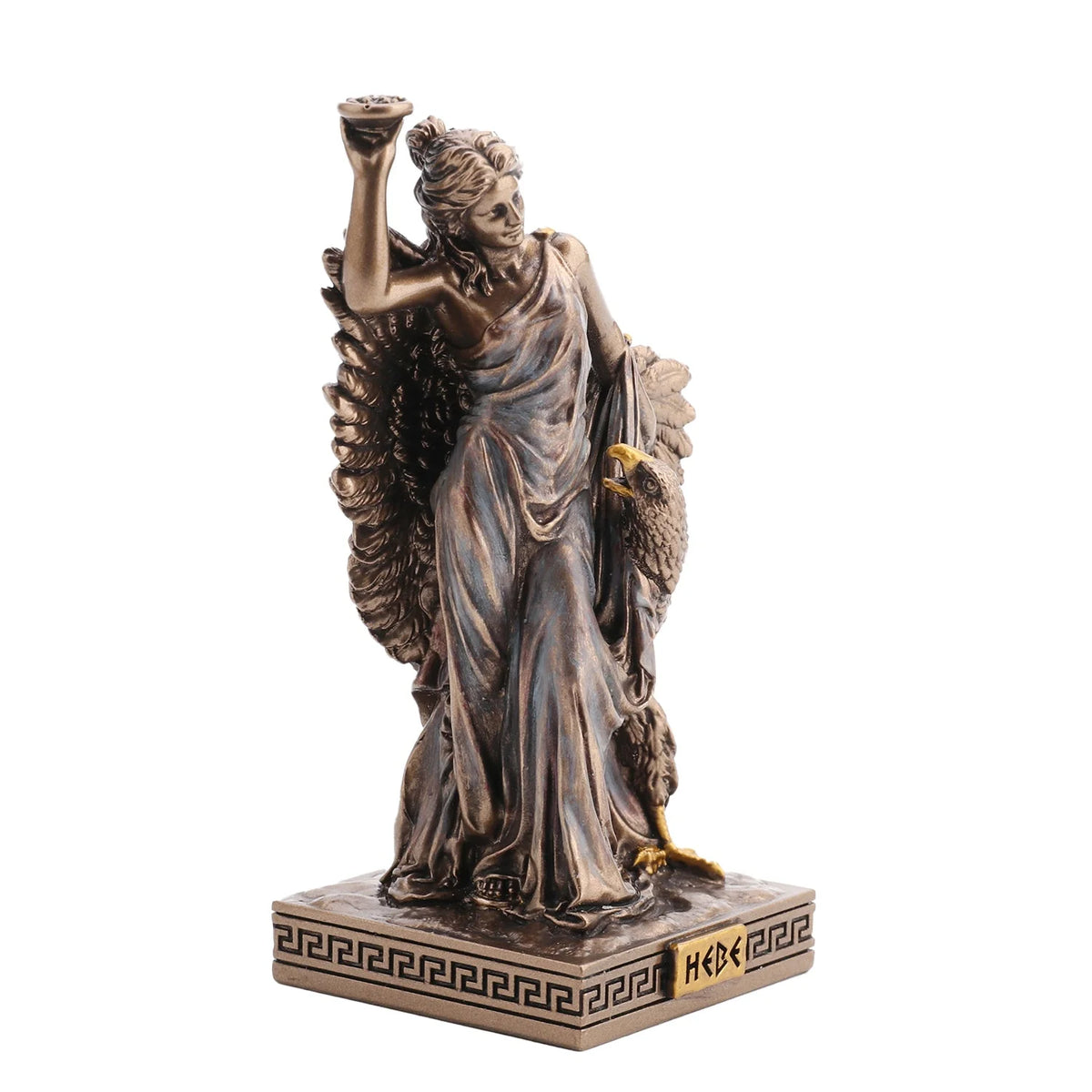 Hebe – Goddess of Youth – Bronze-Finish Statue – 9 cm – view 3