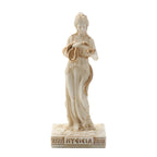 Hygieia, Goddess of Health – White Statue – 9.2 cm – view 1