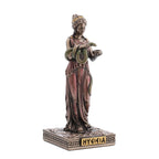 Hygieia — Goddess of Health — Bronze Finish Statue, 9.2 cm – view 2