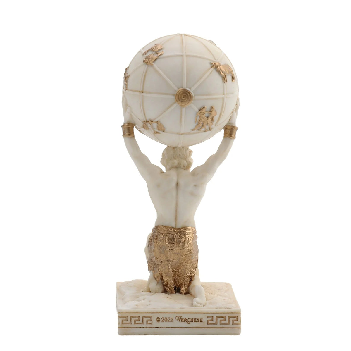 Atlas — The Titan Who Holds the Sky — White Statue – 9.5 cm – view 4