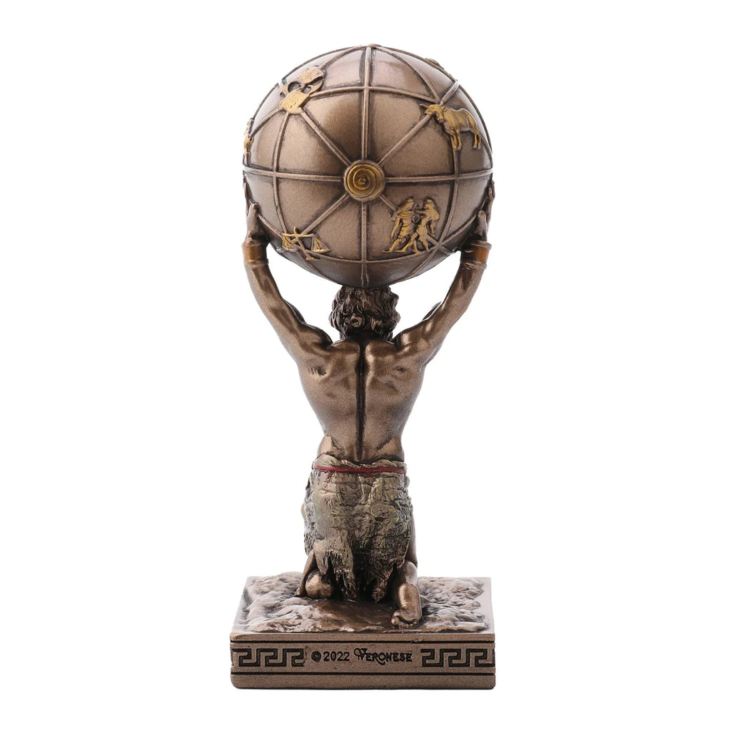 Atlas — The Titan Who Holds the Sky — Bronze-Finish Statue, 9.5 cm – view 3