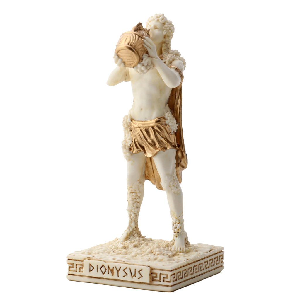 Dionysus – God of Wine – White Statue – 8.6 cm – view 3