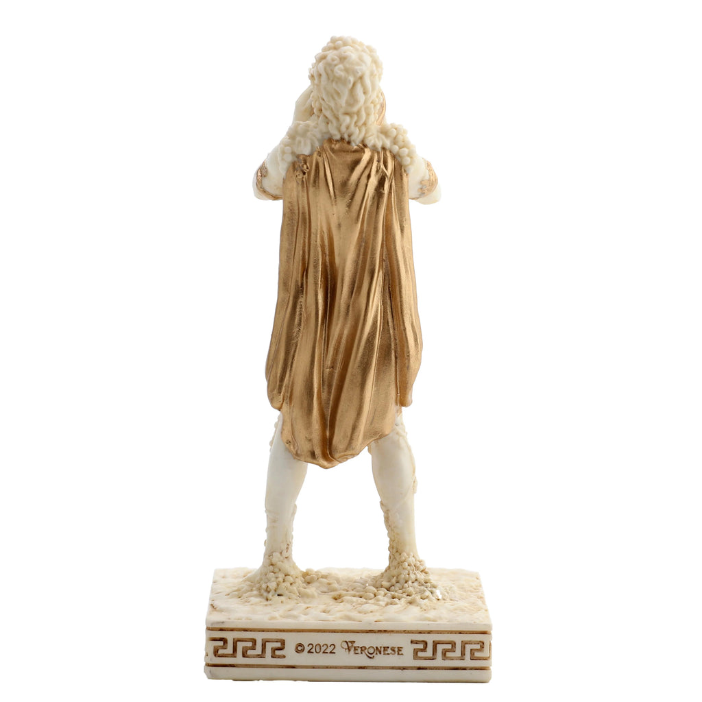 Dionysus – God of Wine – White Statue – 8.6 cm – view 4