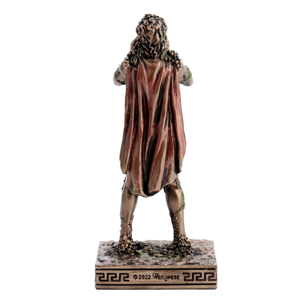 Dionysus, God of Wine – Bronze-Finish Resin Statue – 8.6 cm – view 4