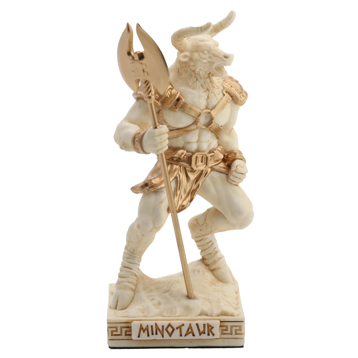 Minotaur — The Creature of the Labyrinth — White Statue, 9.2 cm – view 1