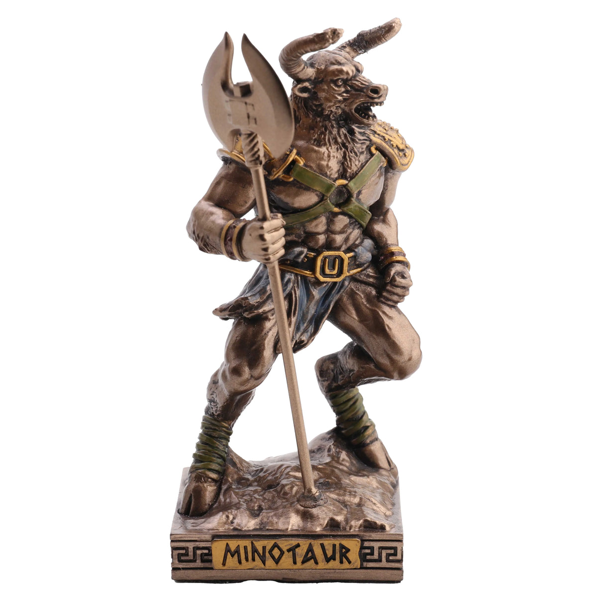 Minotaur — The Creature of the Labyrinth — Bronze-Finish Statue – 9.2 cm – view 1