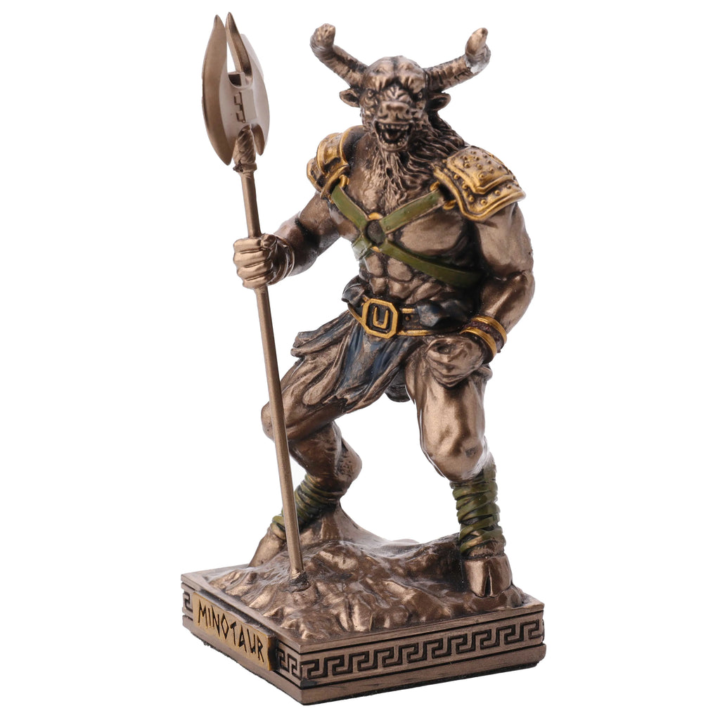 Minotaur — The Creature of the Labyrinth — Bronze-Finish Statue – 9.2 cm – view 2