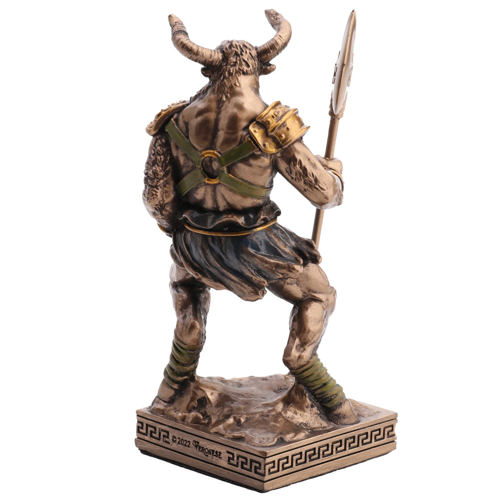 Minotaur — The Creature of the Labyrinth — Bronze-Finish Statue – 9.2 cm – view 4