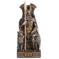 Odin – Bronze-Finish Resin Statue – 9 cm – view 1