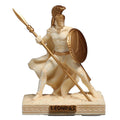 Leonidas — King of Sparta — White and Gold Statue – 7.2 cm – view 1
