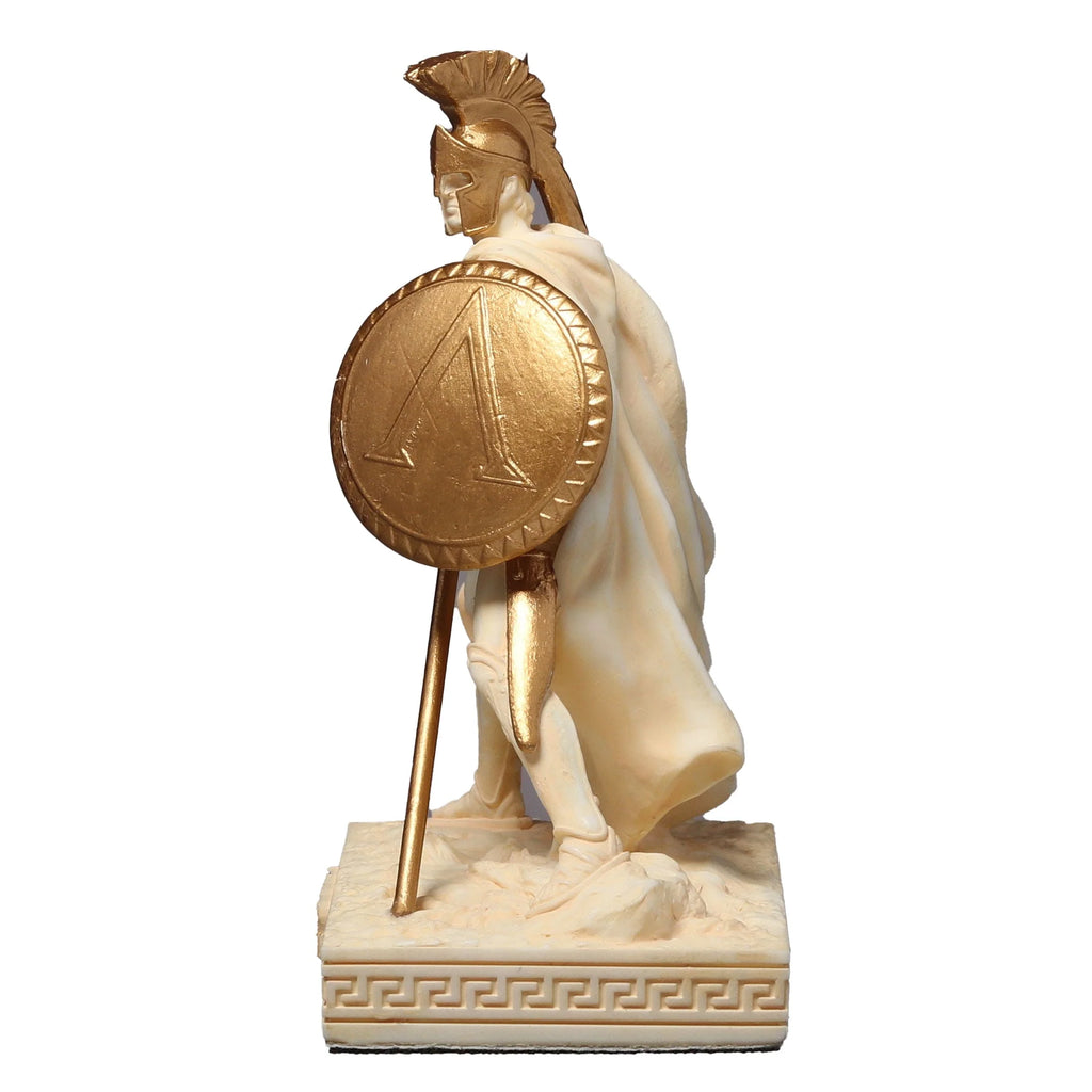 Leonidas — King of Sparta — White and Gold Statue – 7.2 cm – view 5