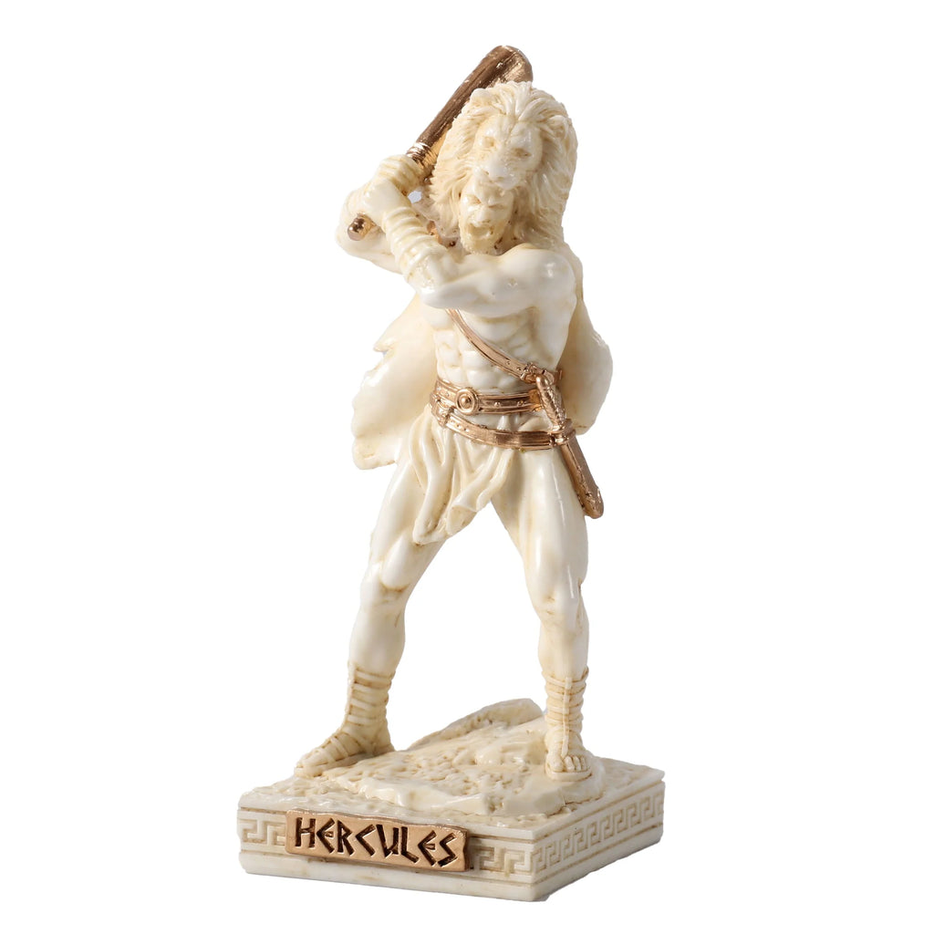 Heracles – White Statue – 9.4 cm – view 1