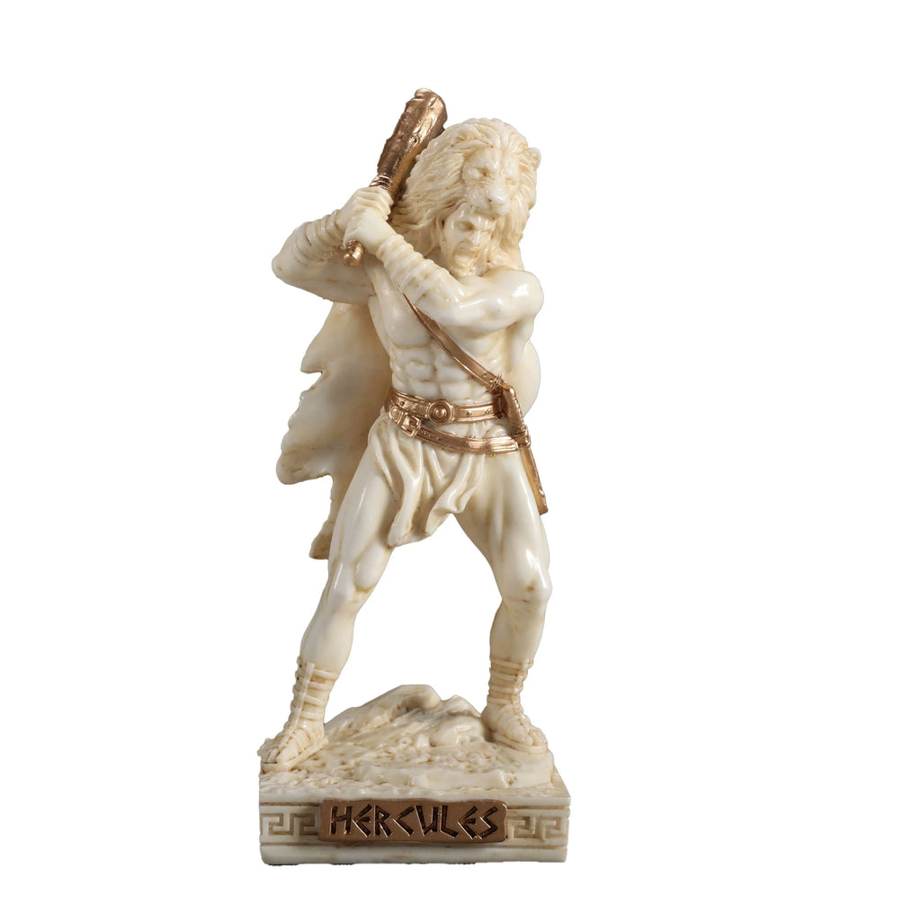 Heracles – White Statue – 9.4 cm – view 2