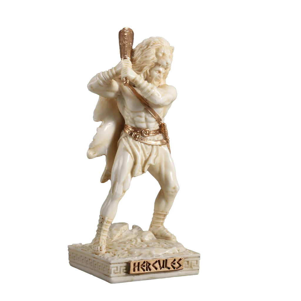 Heracles – White Statue – 9.4 cm – view 3
