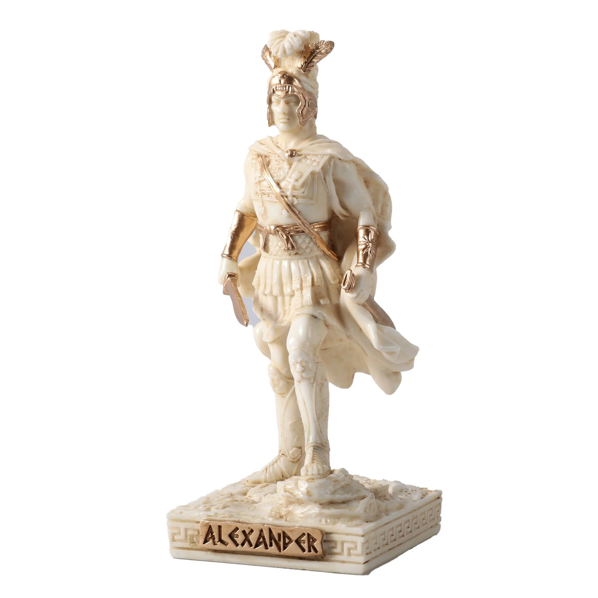 Alexander the Great — King of Macedon — White Statue, 9.3 cm – view 1