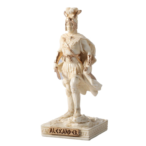 Alexander the Great — King of Macedon — White Statue, 9.3 cm – view 1