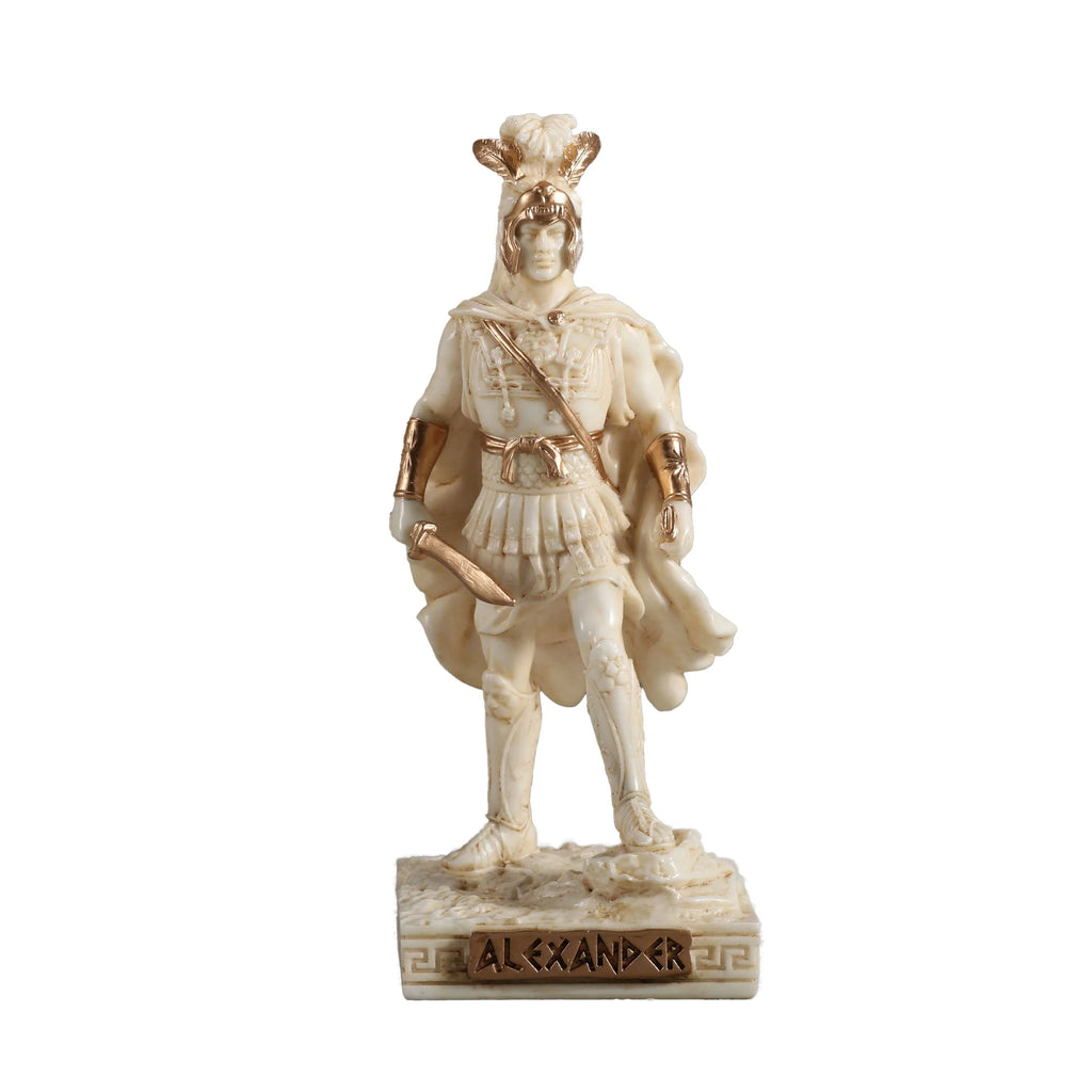 Alexander the Great — King of Macedon — White Statue, 9.3 cm – view 2