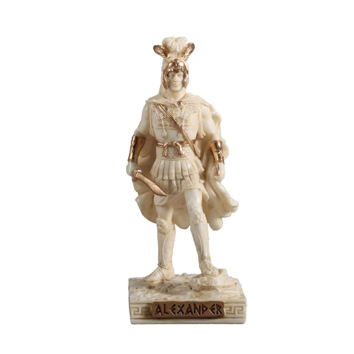 Alexander the Great — King of Macedon — White Statue, 9.3 cm – view 2