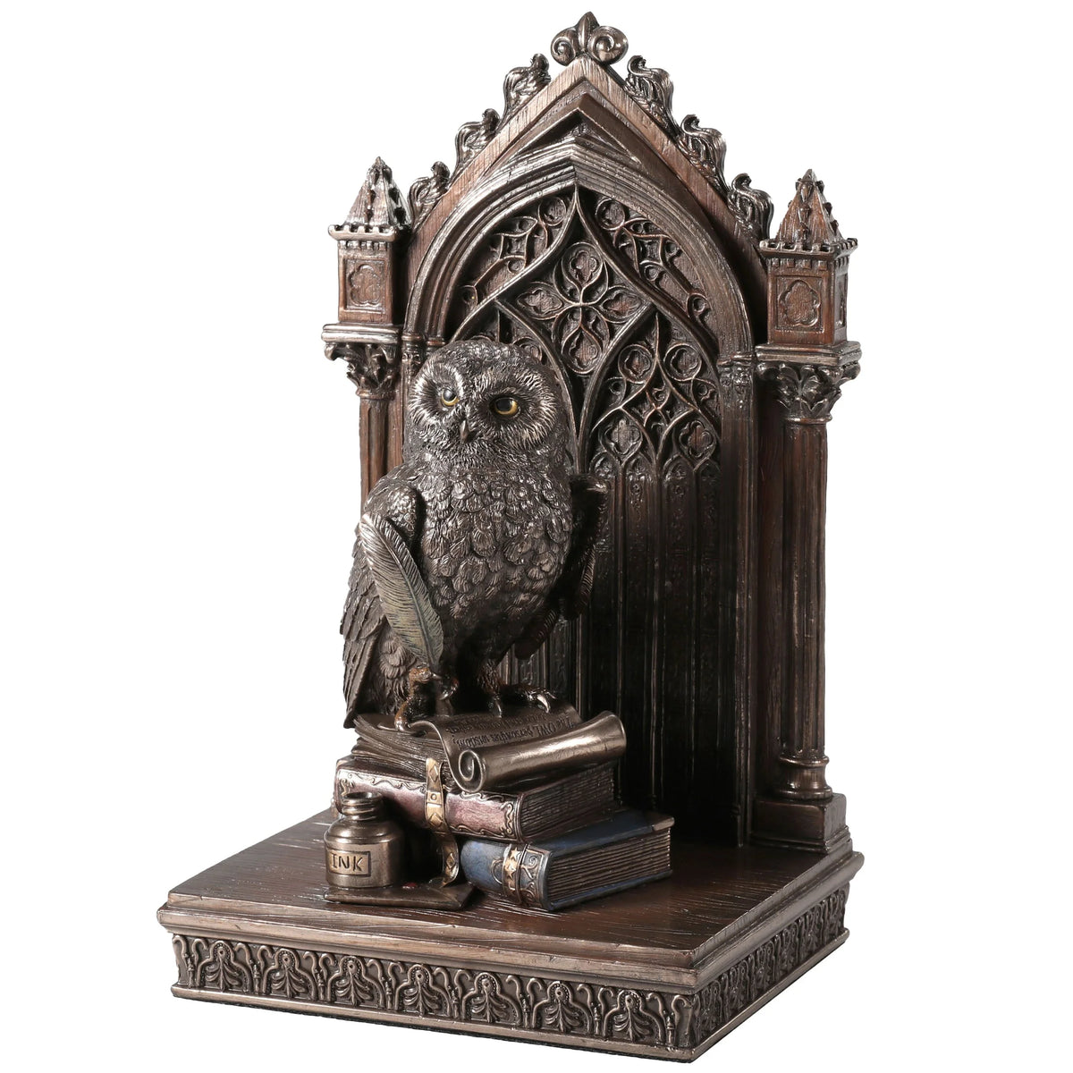 Owl – Symbol of Wisdom – Bronze-Finish Statue – 24.5 cm – view 3
