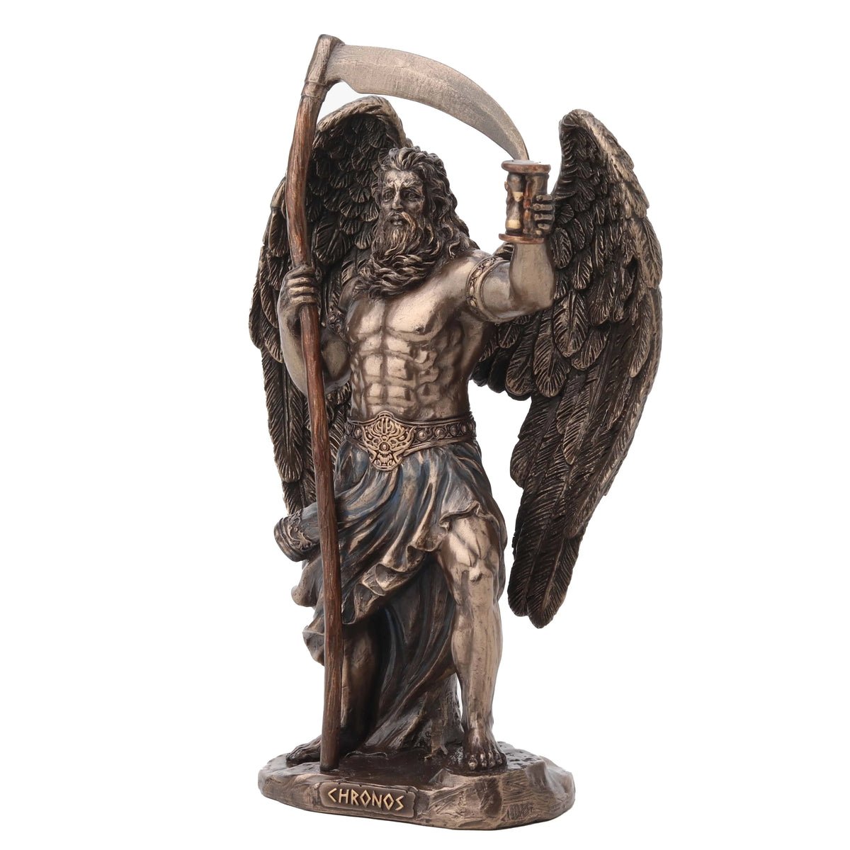 Chronos — Greek Mythology — Bronze-Finish Statue – 18.5 cm – view 3