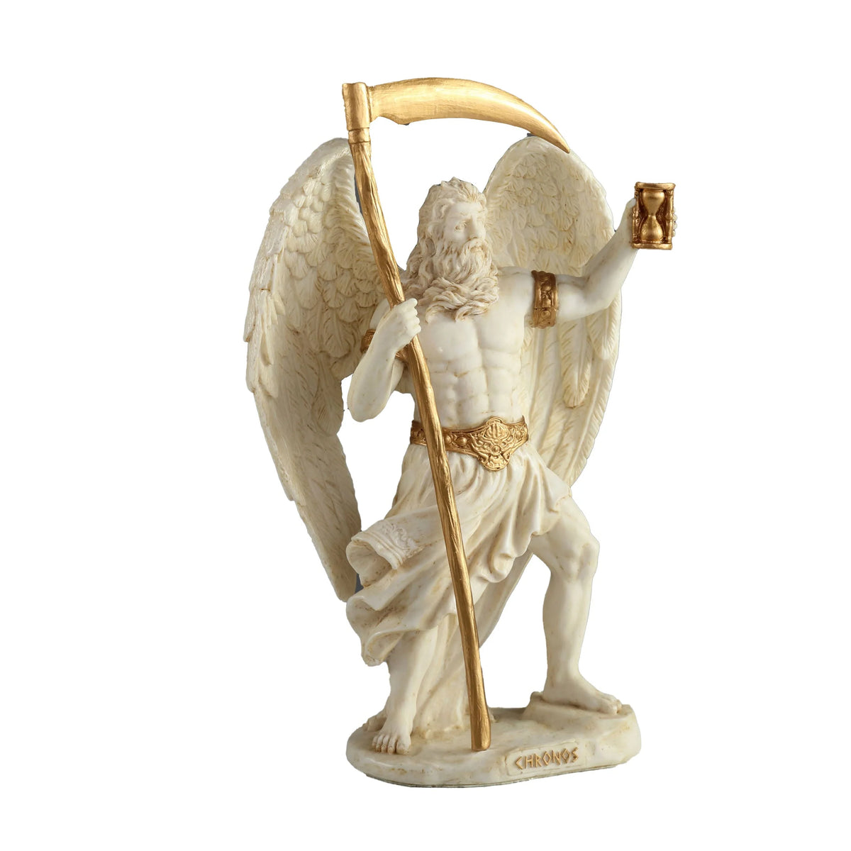 Chronos — Greek Mythology — White Statue, 18.5 cm – view 3