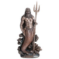 Poseidon – God of the Sea – Bronze-Finish Statue – 18 cm – view 1