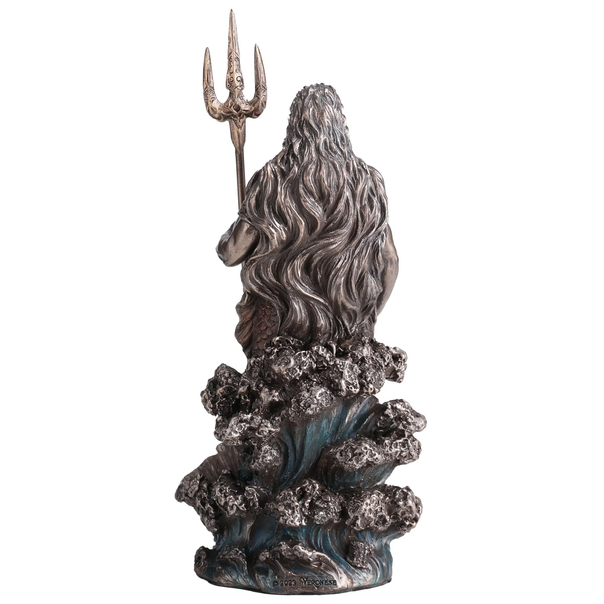 Poseidon – God of the Sea – Bronze-Finish Statue – 18 cm – view 4