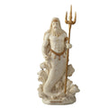 Poseidon, God of the Sea – White Statue – 18 cm – view 1