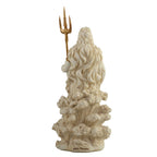 Poseidon, God of the Sea – White Statue – 18 cm – view 4