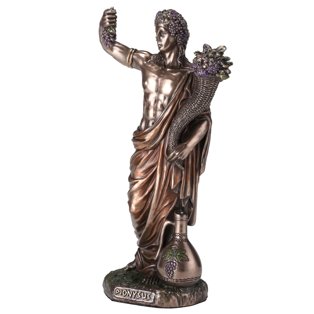 Dionysus — God of Wine — Bronze Finish Statue, 16 cm – view 3