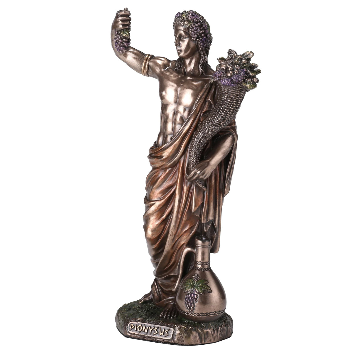 Dionysus — God of Wine — Bronze Finish Statue, 16 cm – view 3