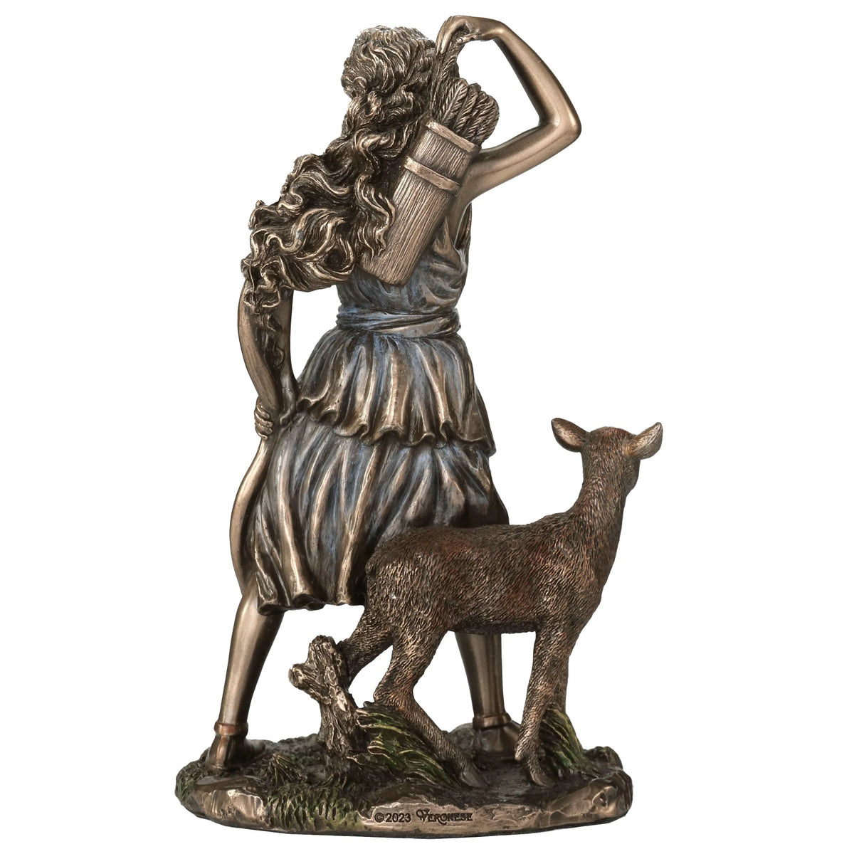 Artemis — Goddess of Hunting — Bronze-Finish Statue, 16.5 cm – view 4