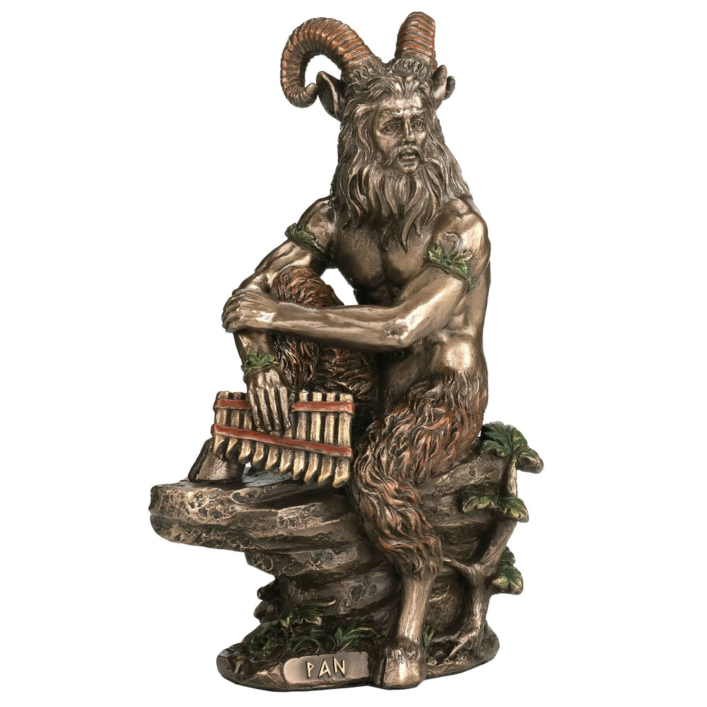 Pan, God of the Wild – Bronze-Finish Resin Statue – 15.5 cm – view 3