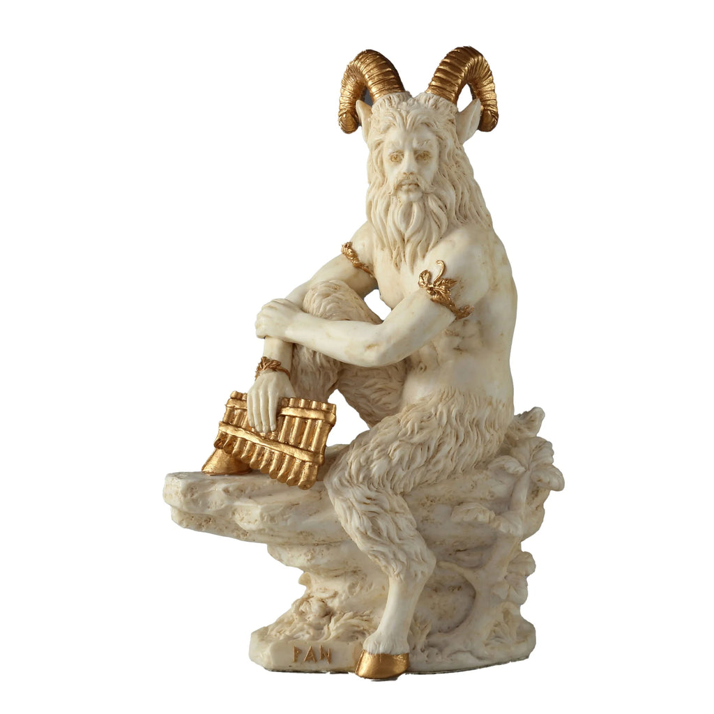 Pan — God of the Wild — White Statue, 15.5 cm – view 1